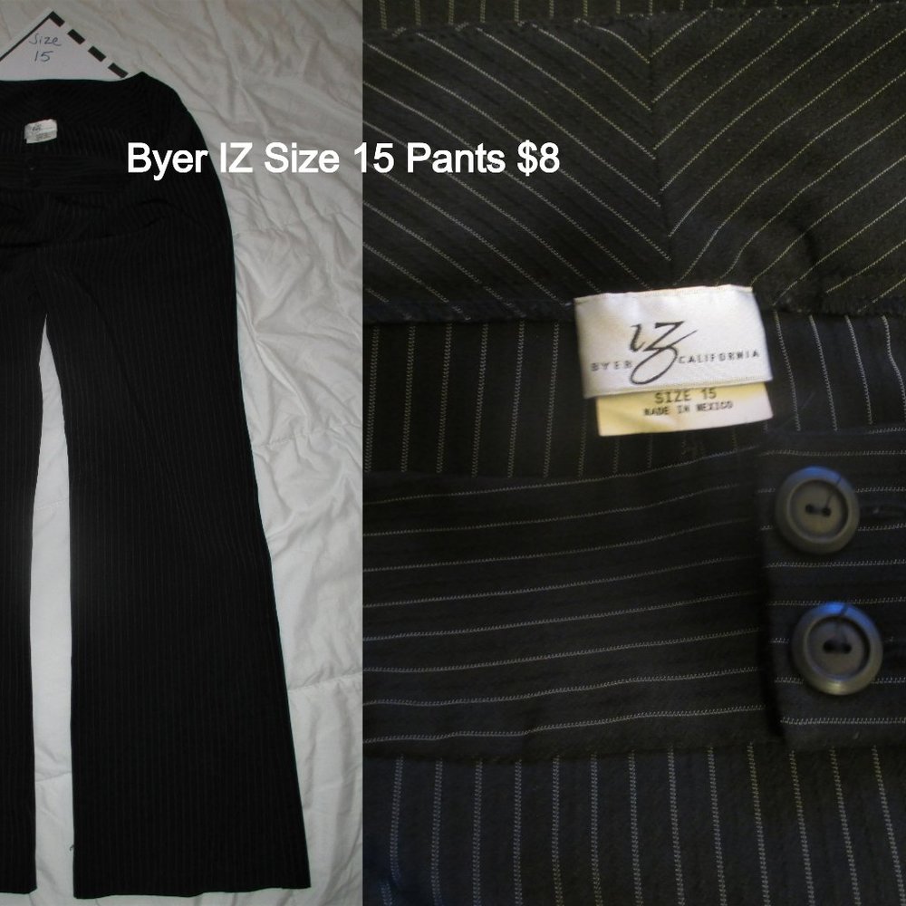 Black IZ Byer Size 15 & XL black Metaphor Bundle